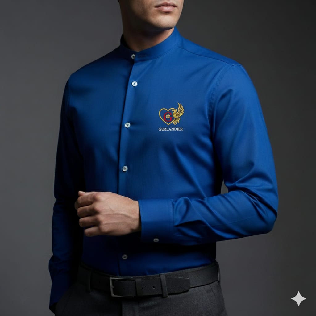 Camisa Social Azul